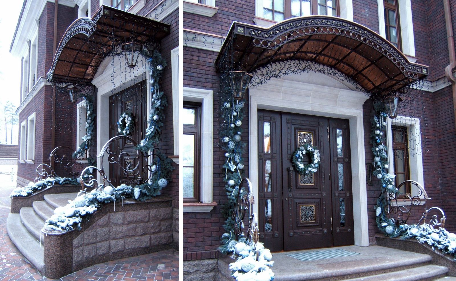 Kaleidoscope-Decoration of the entrance to private house