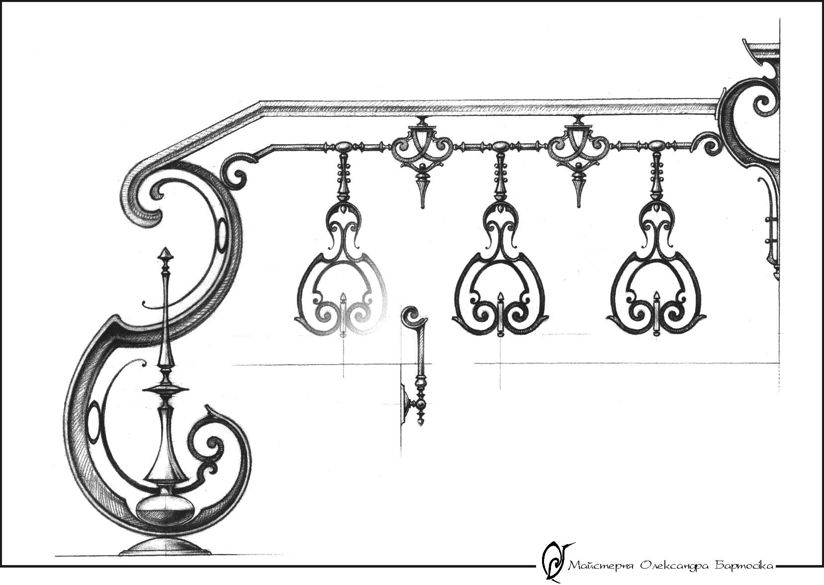 Kaleidoscope-Concept of junctions of balustrade